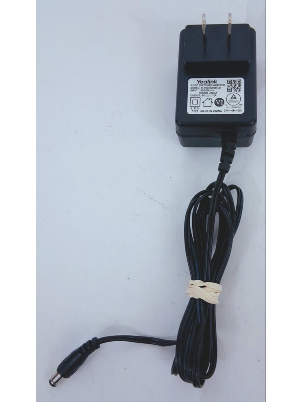OEM YeaLink YLPS051200B-US AC/DC Adapter In 100-240V Out 5VDC 1.2a Works TESTED